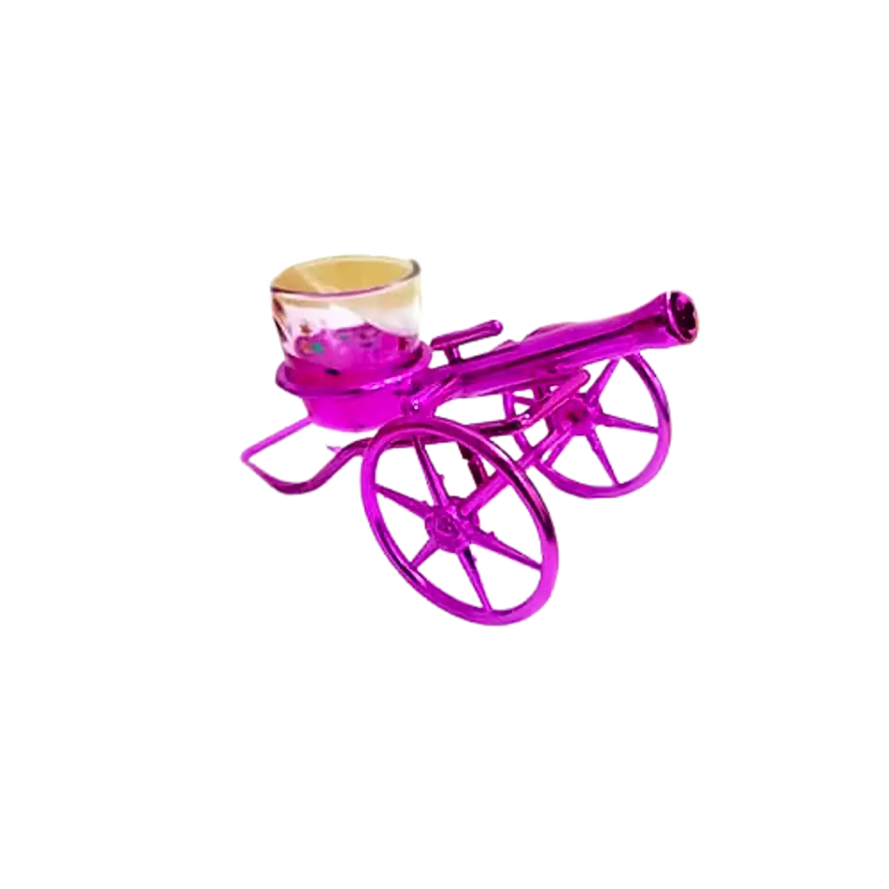 Decorative candle cannon candle holder