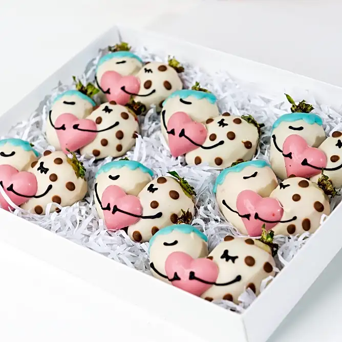Hugging Chocolate Covered Designer Strawberries by NJD