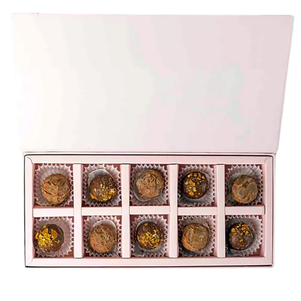 10 Assorted Milk Chocolate Truffles  by NJD