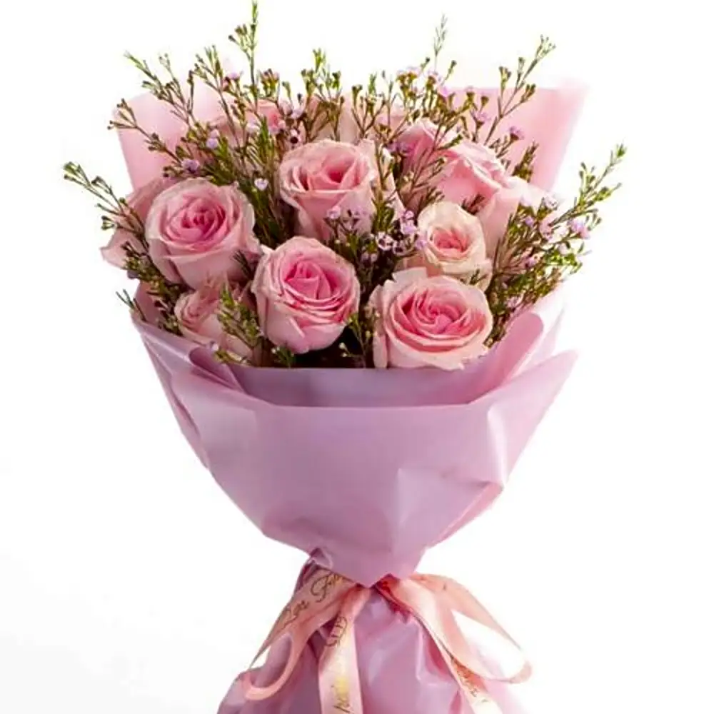 Hand Bouquet Pink Rose