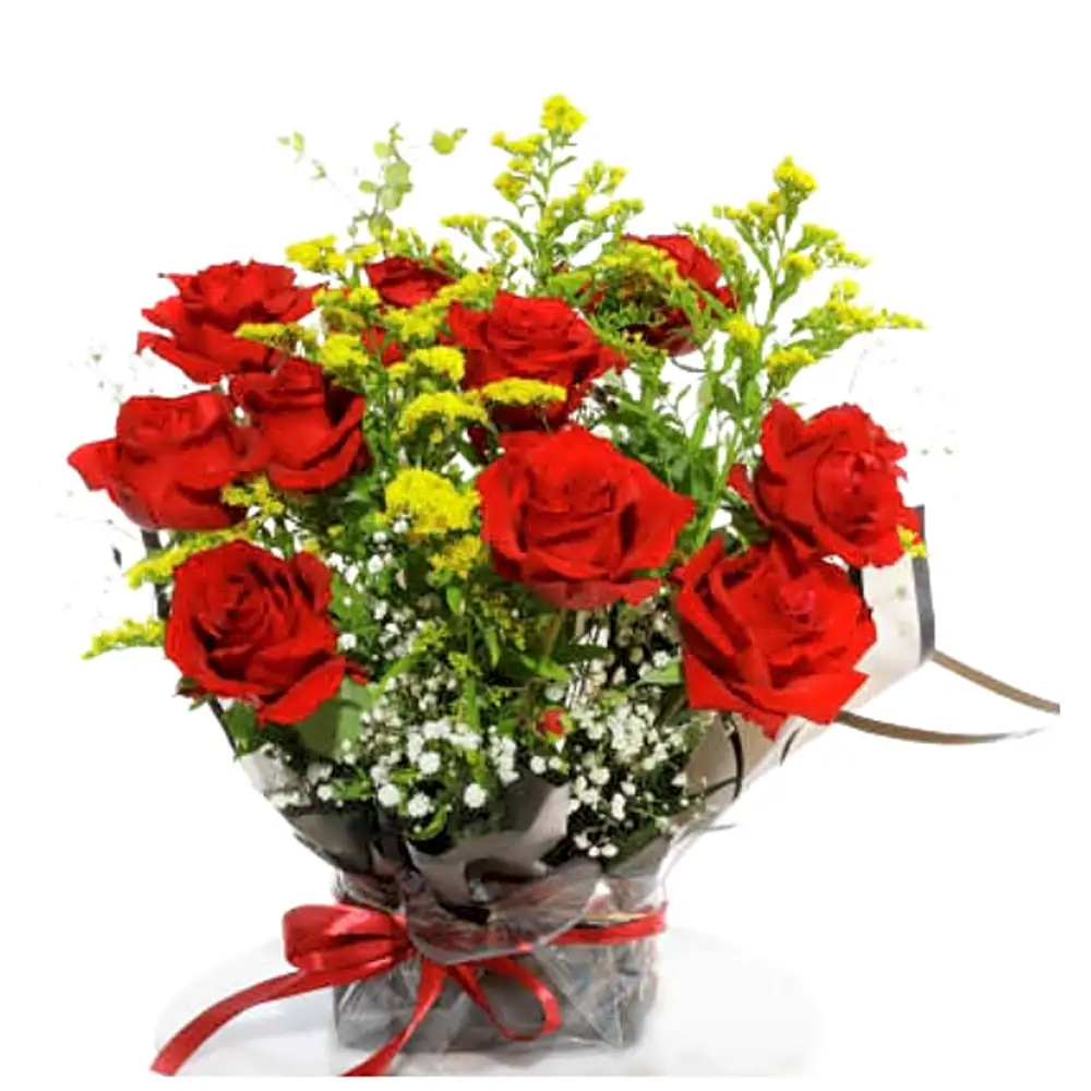 A bouquet of red roses..1