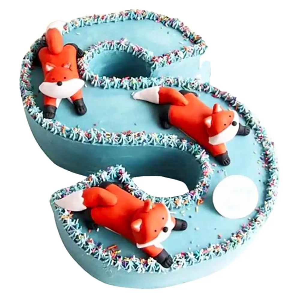 Letter S Shaped Cake