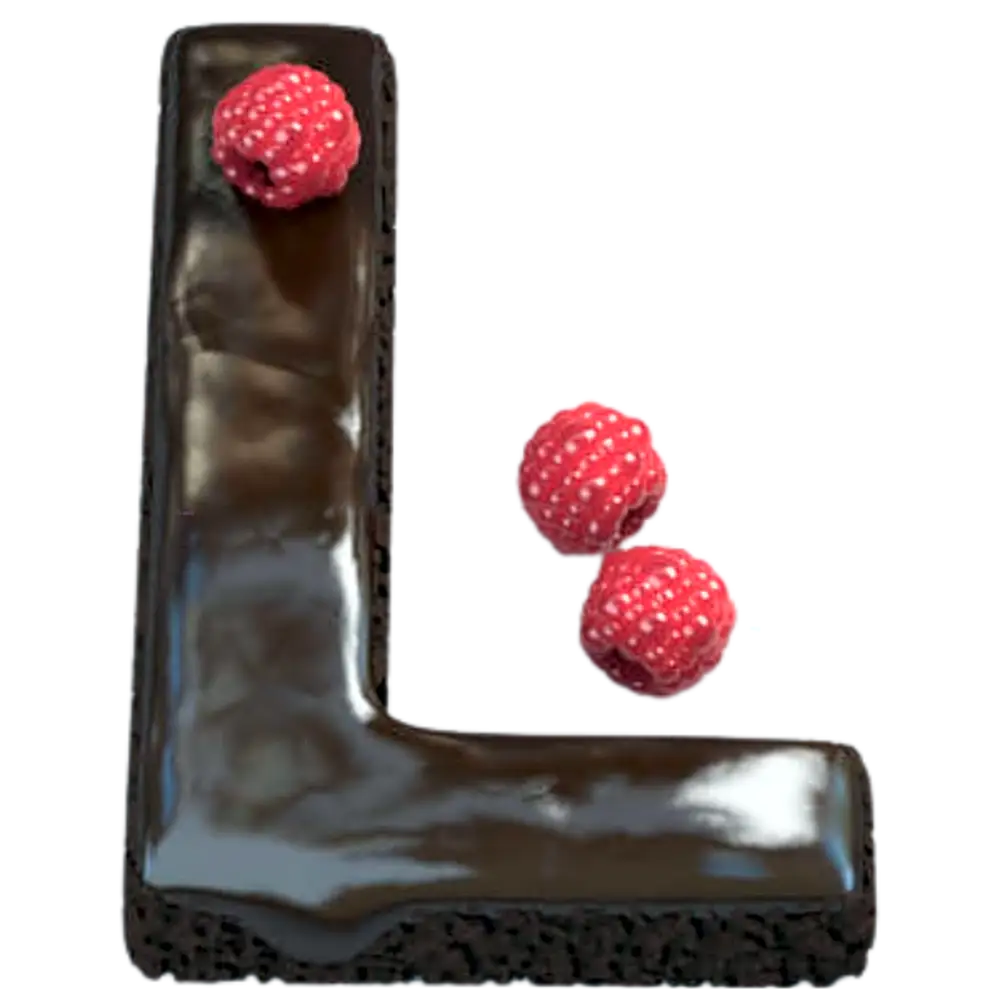 Letter L Shaped Cake