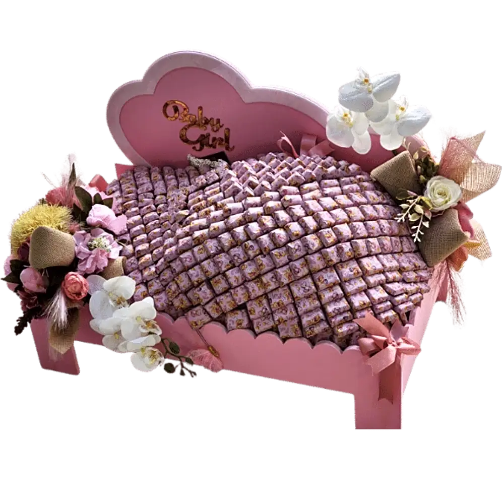 Belgian chocolate for newborn girl 1