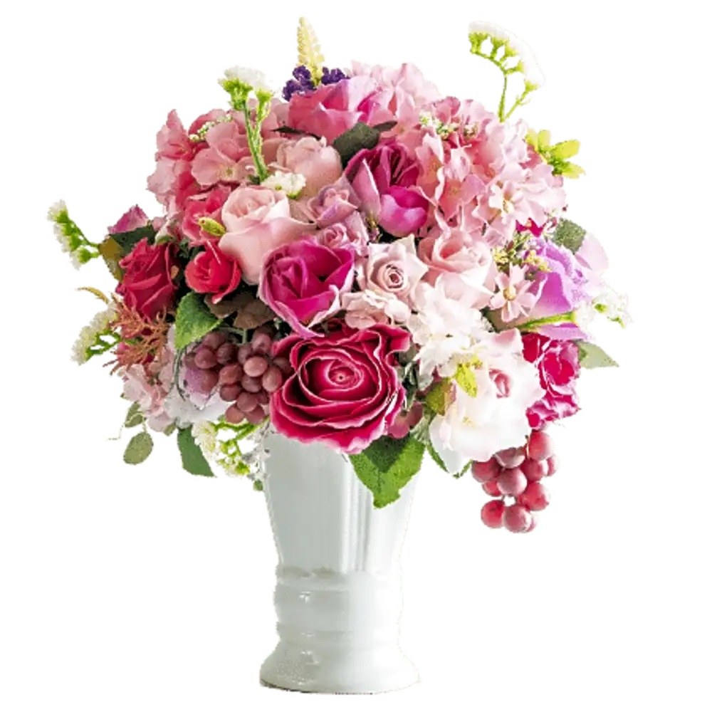 Pink Beauty Flower Vase