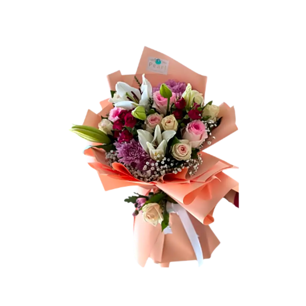 White & Pink Lovely Bouquet