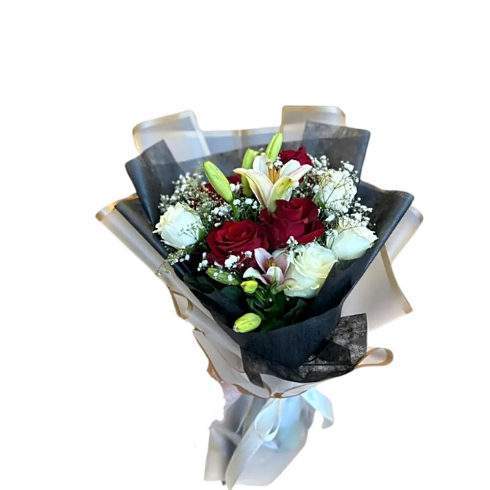 Mix rose bouquet12