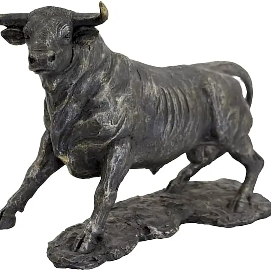 Resin Bull Statue Figurine