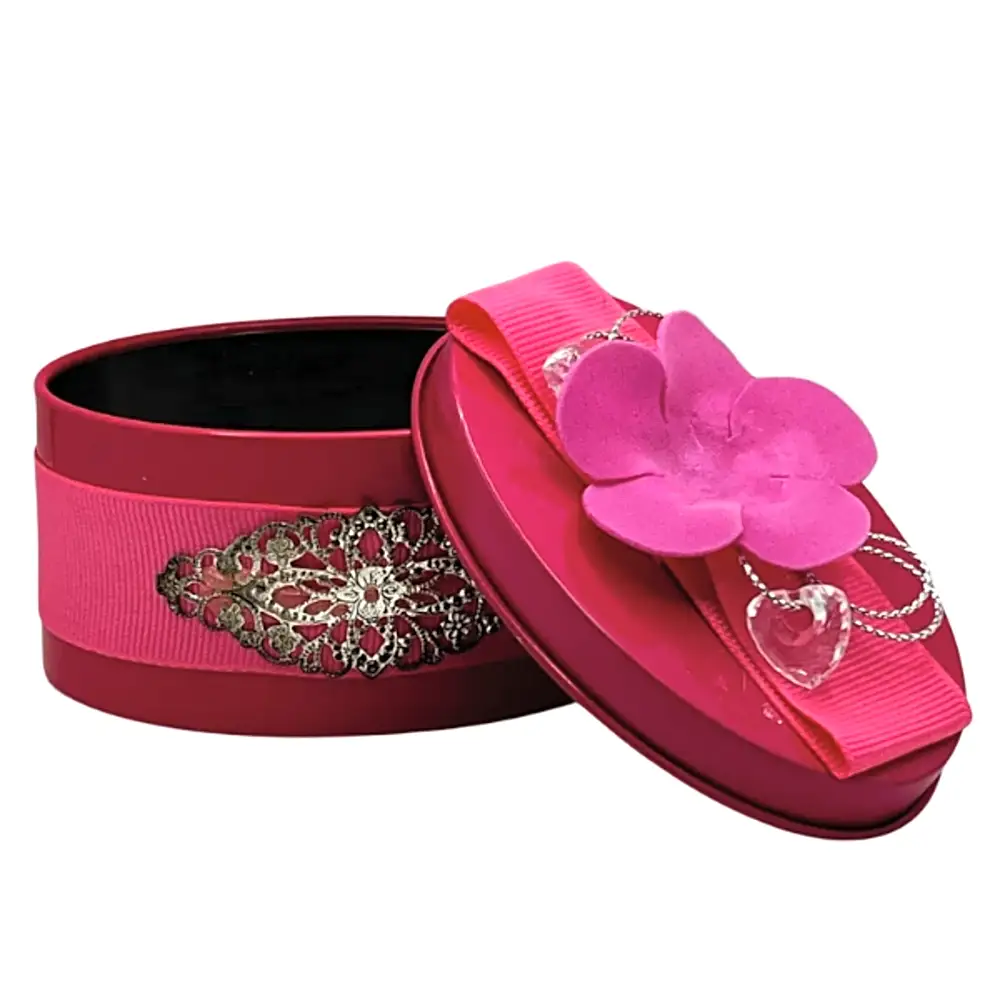 A box of girls' hair ties