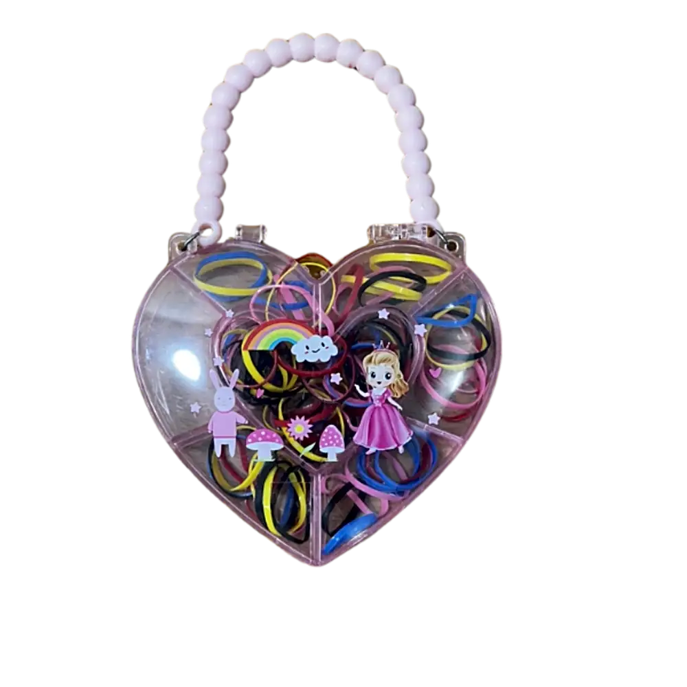 A bag of hair elastics