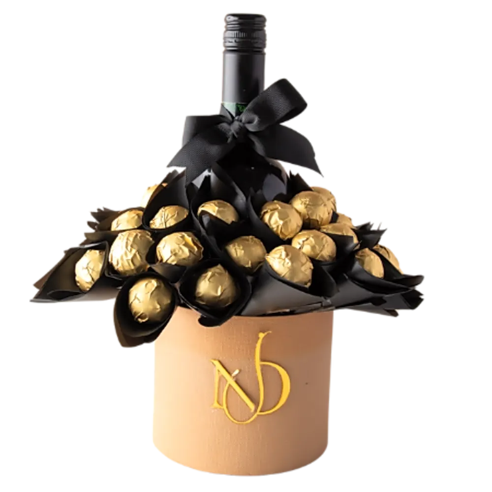 Truffles and VINA’0° le Merlot Hamper by NJD