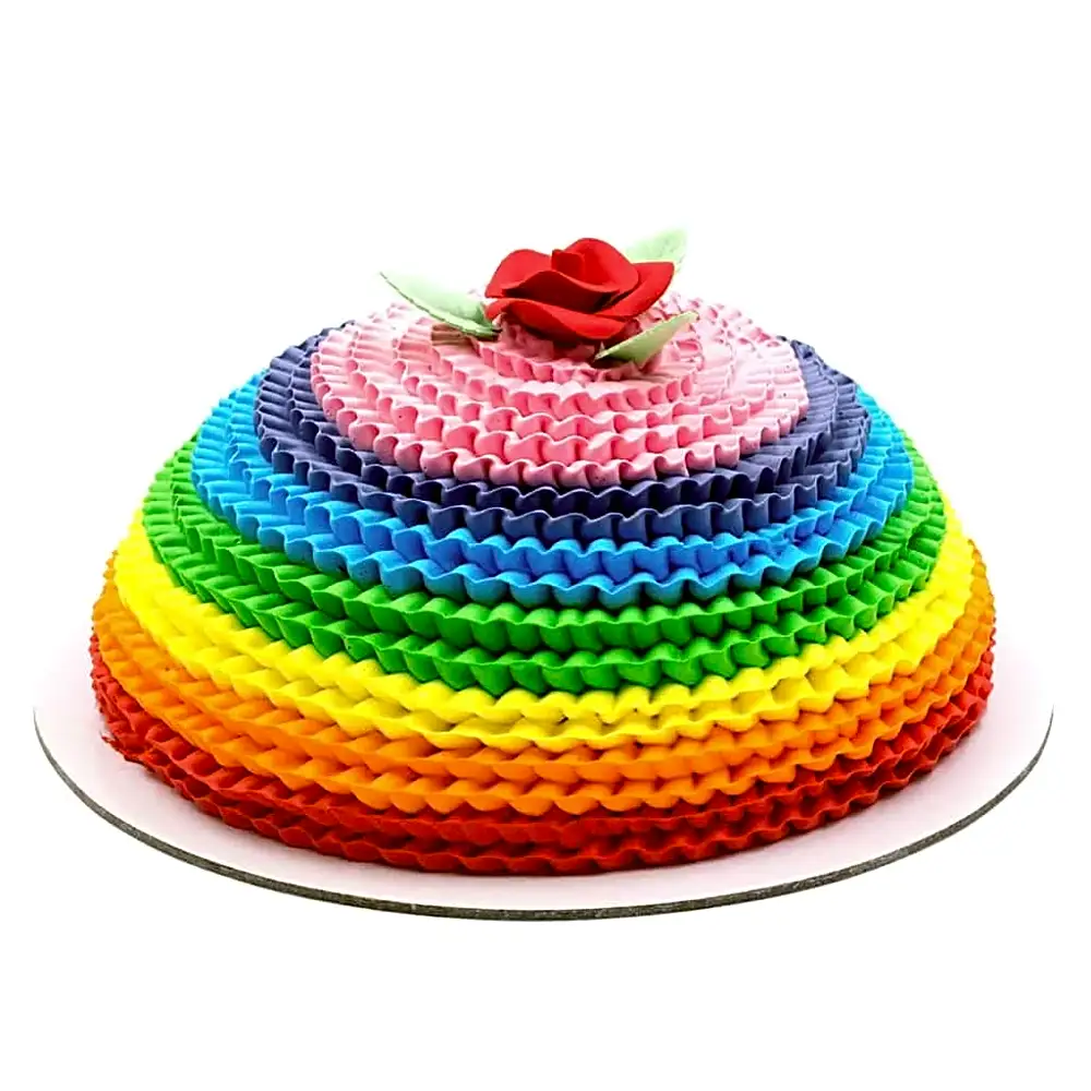 Vibrant Frills Cake