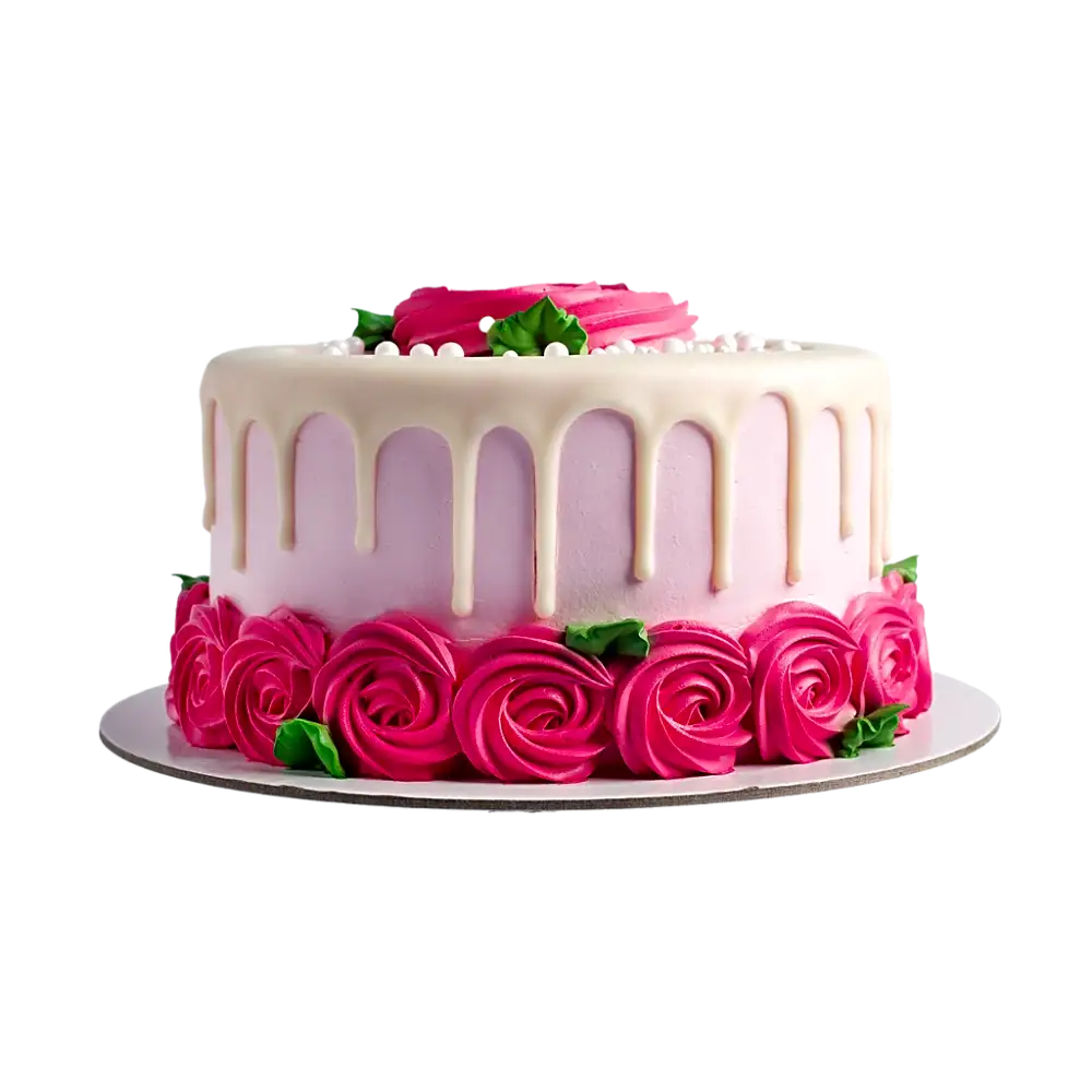 Blush Rose Cake