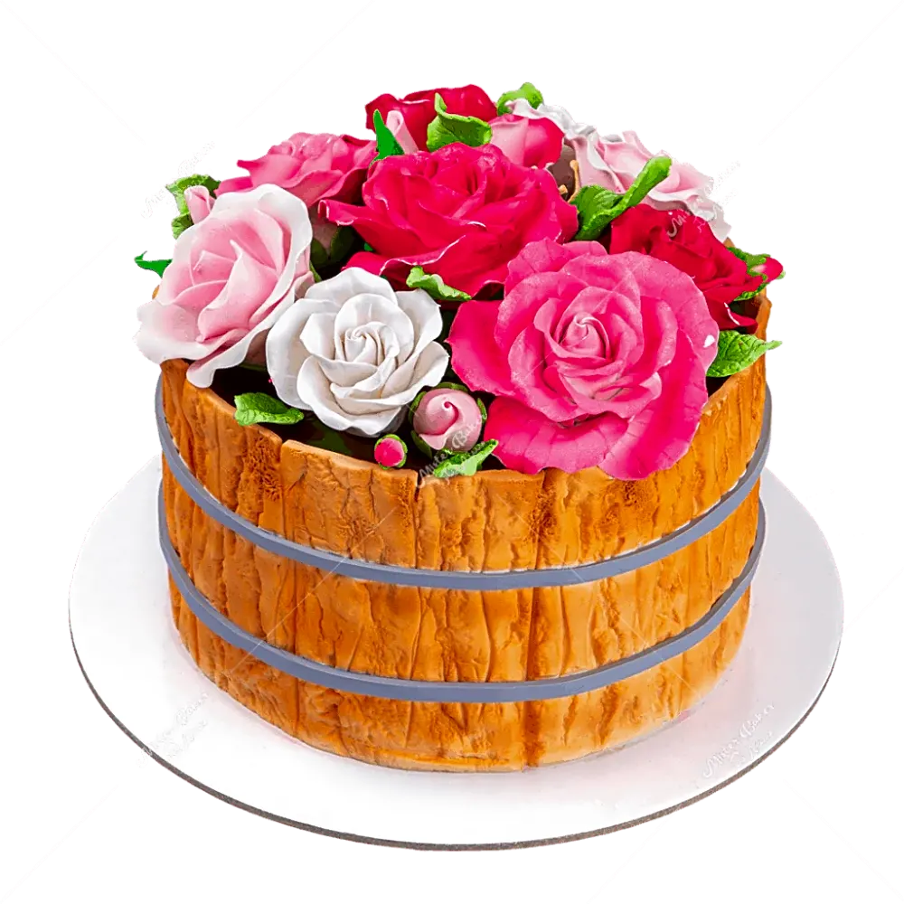 Flower Basket Cake