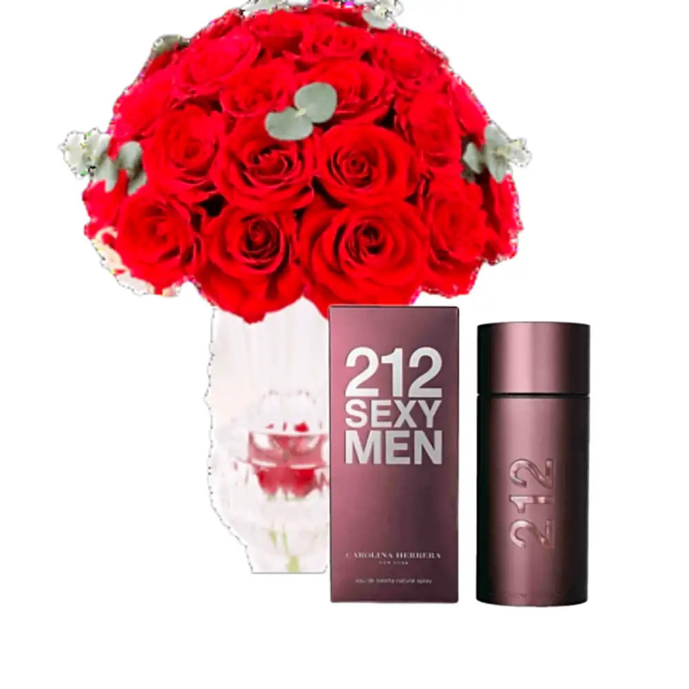 Birthday perfume and candle gift 1