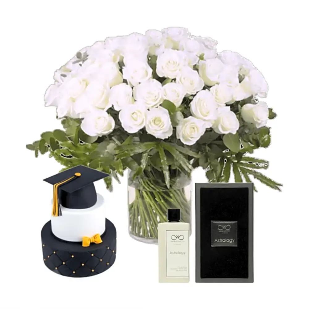 Graduation perfume and cake gift 18