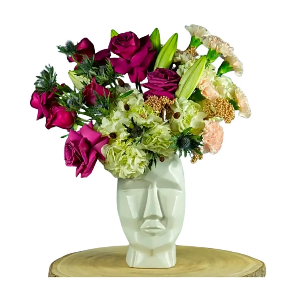 Hydrangeas, Roses & Lilies