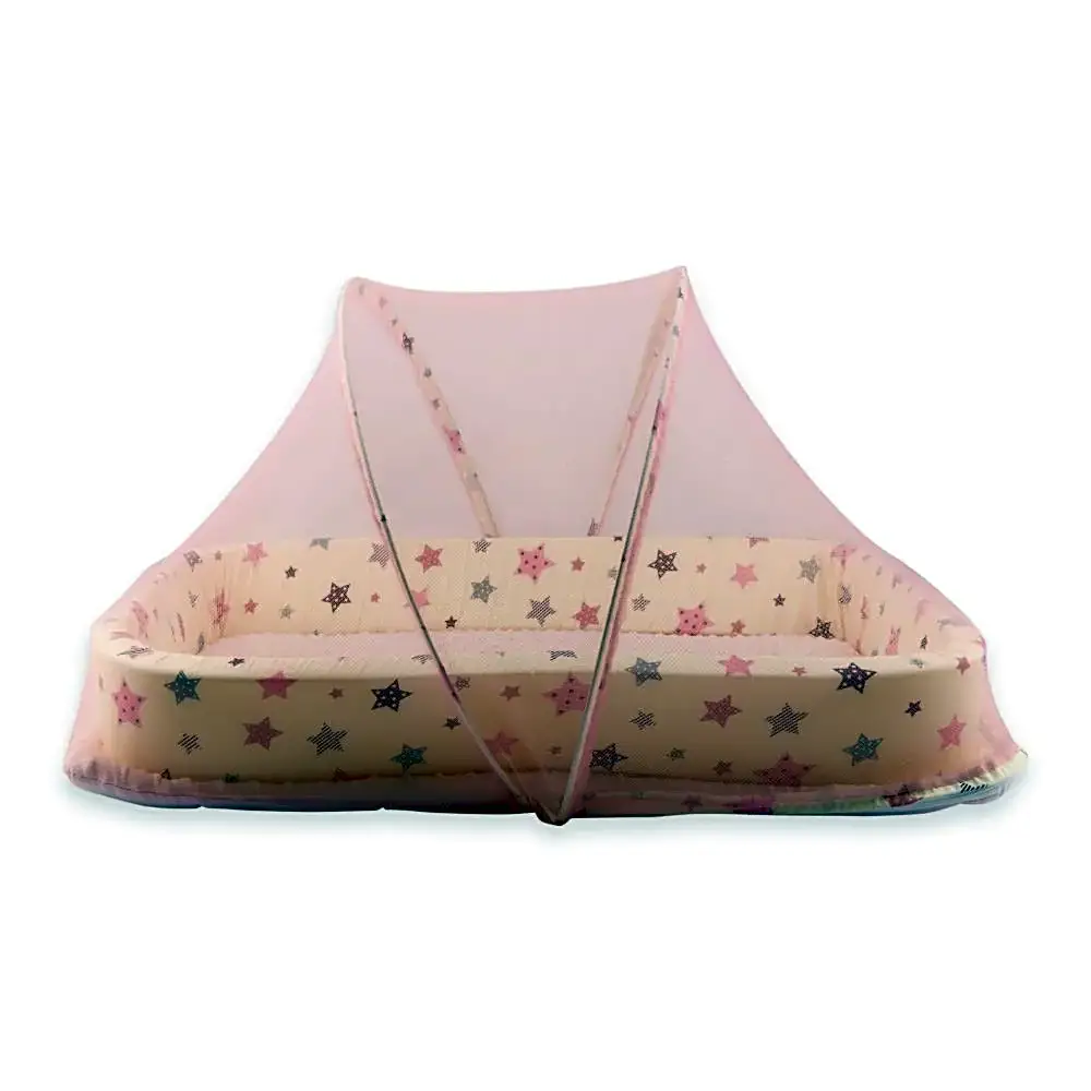 Little Angel Baby Bed with Comfy Paddings - Starpink