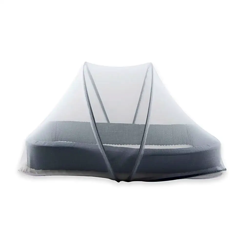 Little Angel Baby Bed with Comfy Paddings - Denim