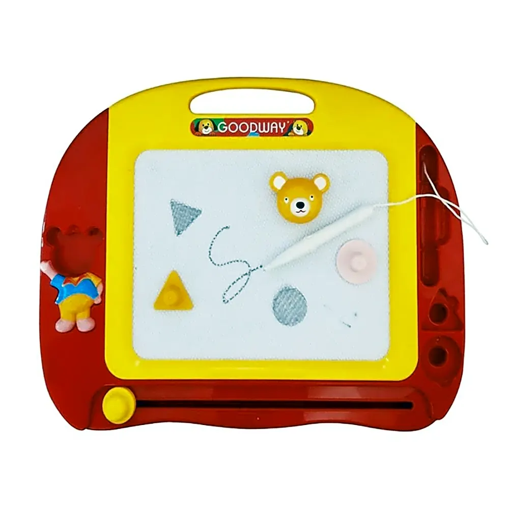 Goodway - Kids Toys Magnetic Drawing Pad/Tablet for 3+ Years - Red