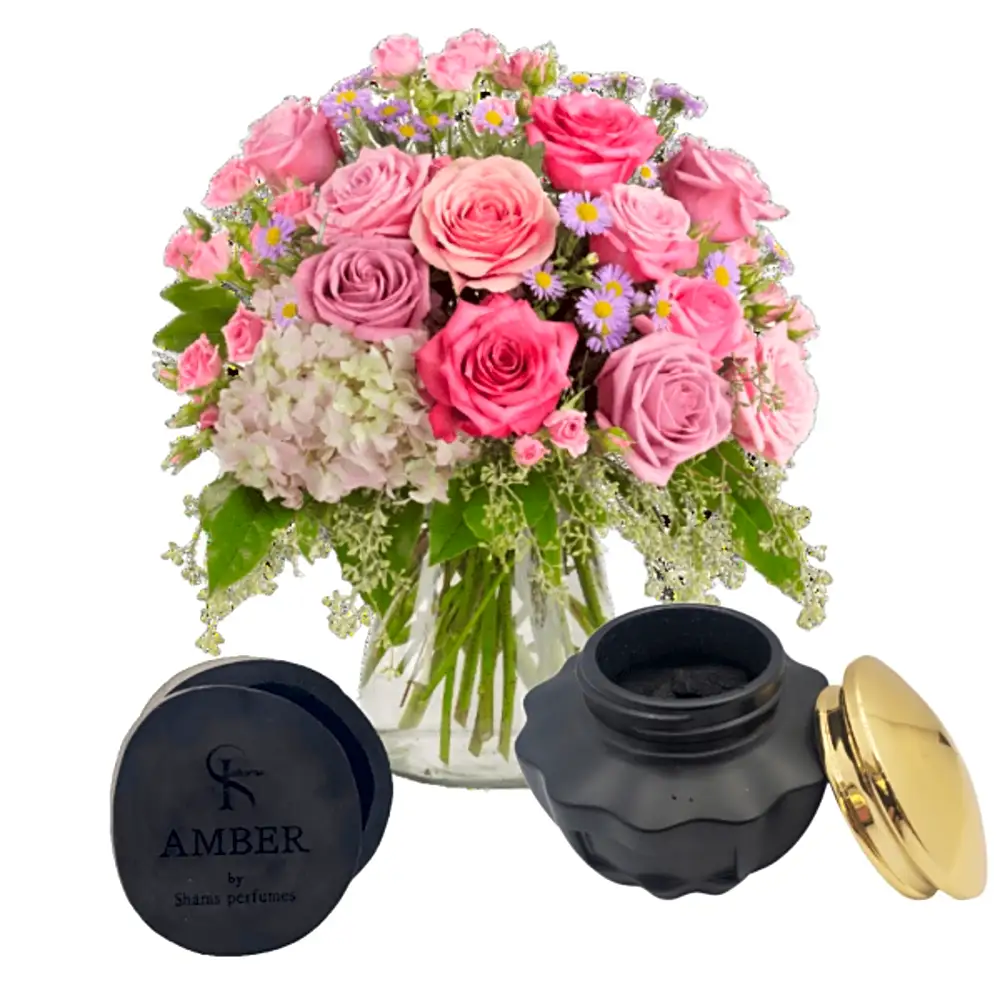 Corporate Gifts mubkhara with bokhoor and flowers 16