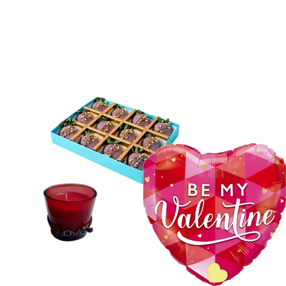 Anniversary Gifts chocolate with candle and ballon 7