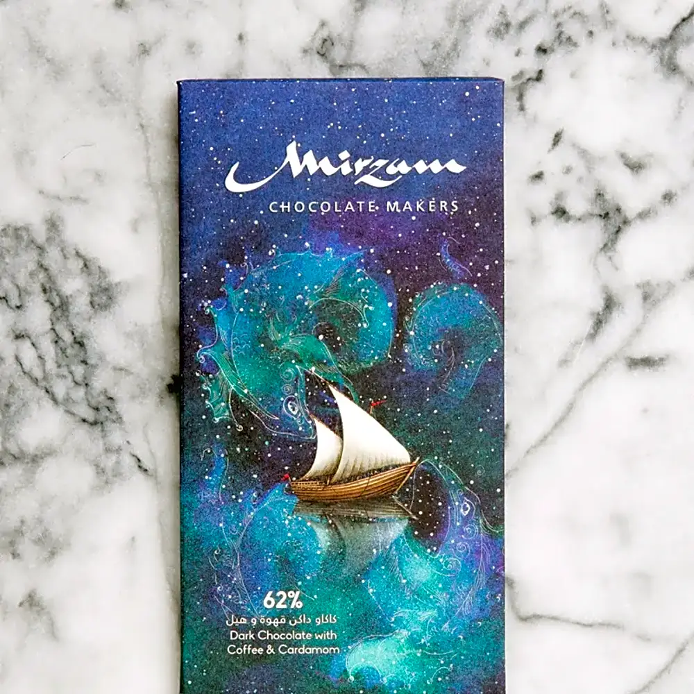 62% Dark Chocolate with Cardamom and Coffee