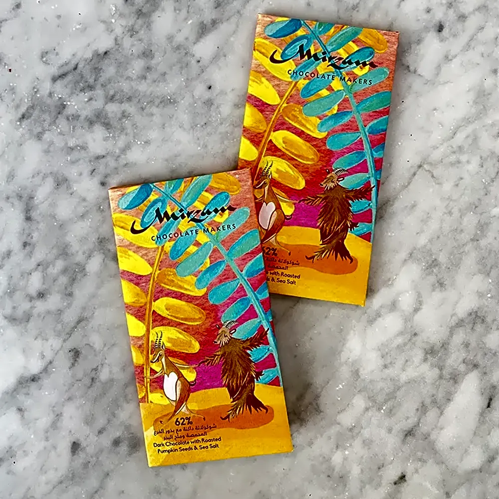 62% Dark Chocolate with Roasted Pumpkin Seeds & Sea Salt