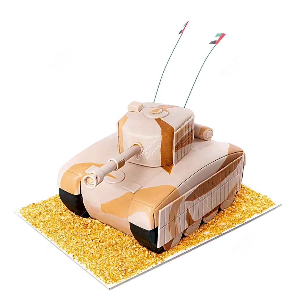 Military Tank Cake