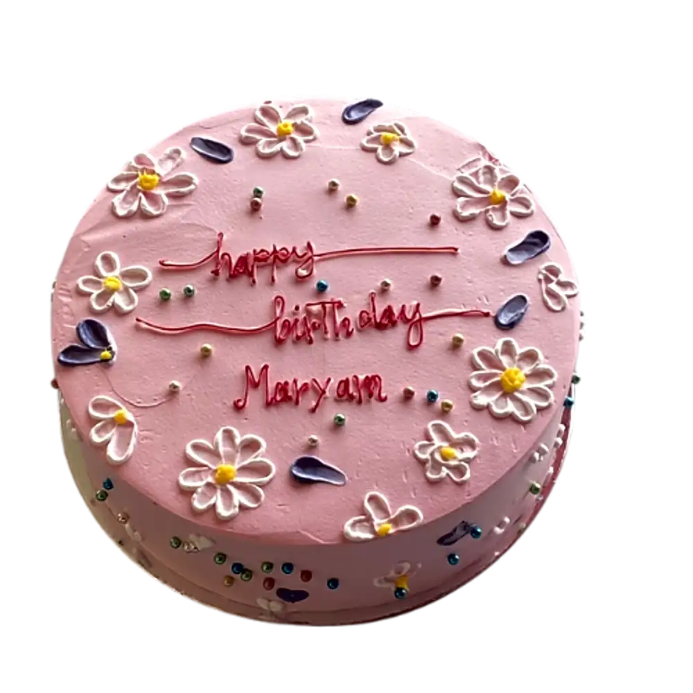 A special cake for a birthday