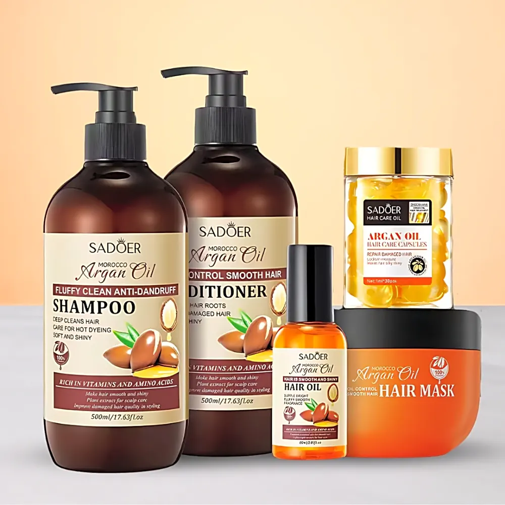 Argan Oil Hair Growth Hair Care Set - 5 Products