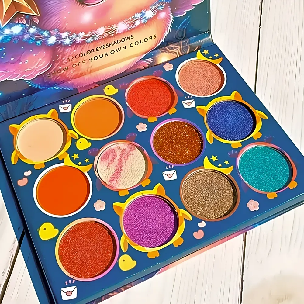 Cartoon Eyeshadow Palette - 12 Colors