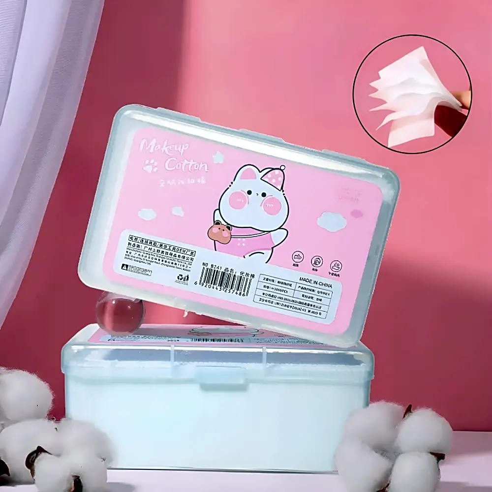 Cotton Cosmetic Pads - 1000 Pieces
