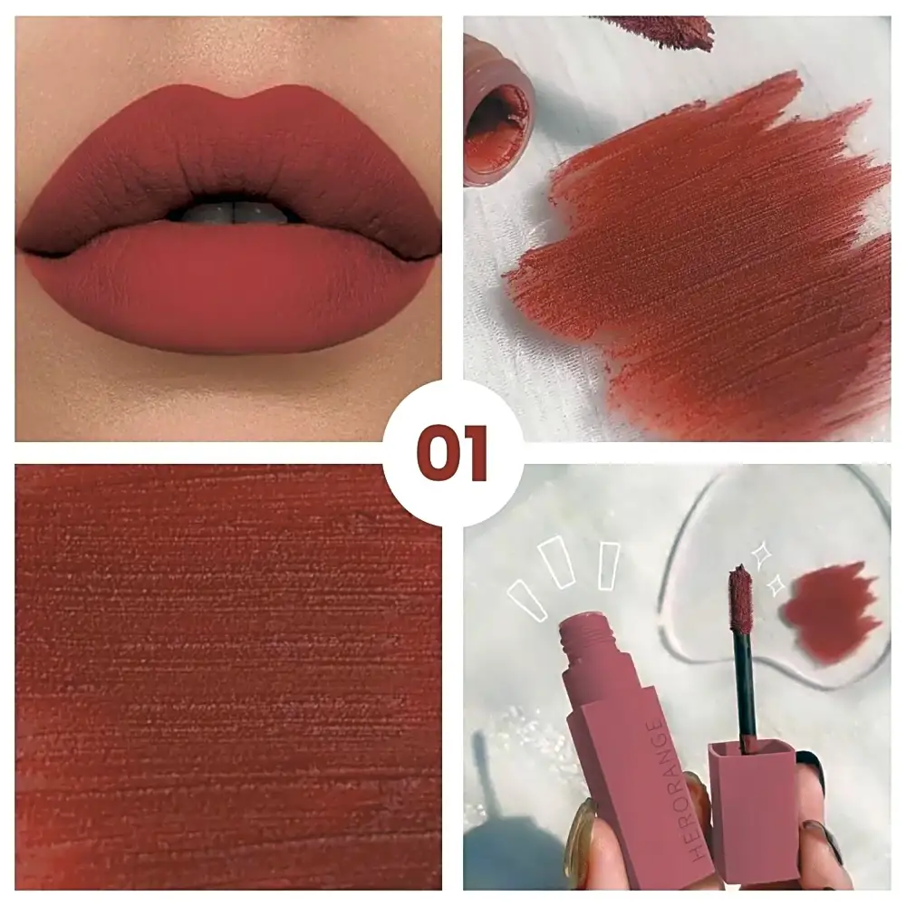 Dark matte clay lipstick