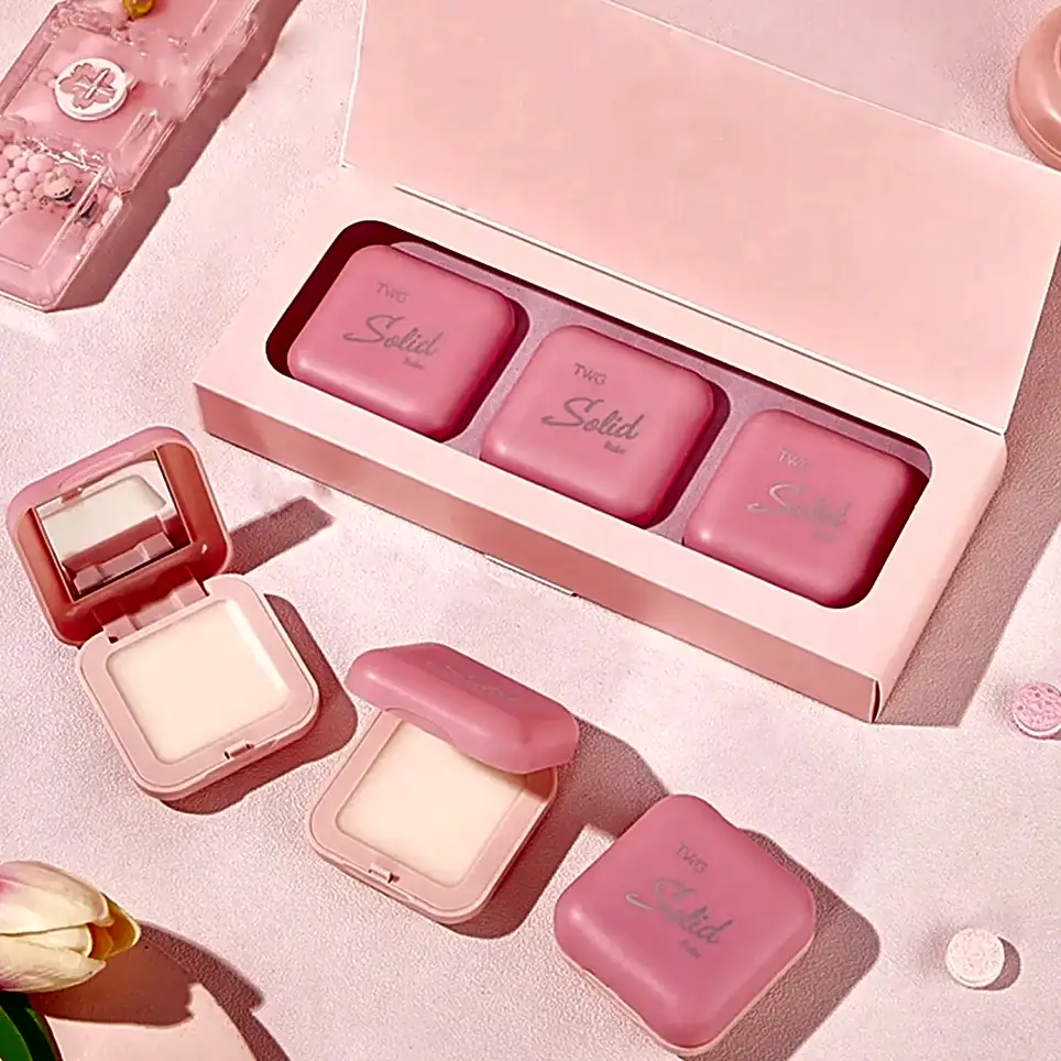 Elegant Fragrance Solid Balm Set - 3pcs