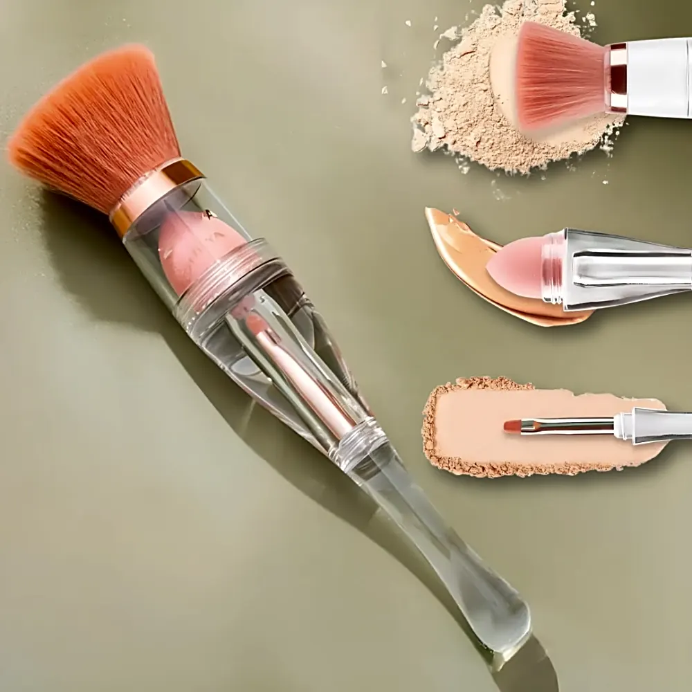 3 in 1 Makeup Brushes Set