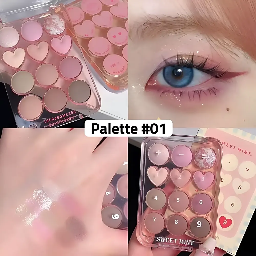 Sweet Love Eyeshadow Waterproof - 12 colors