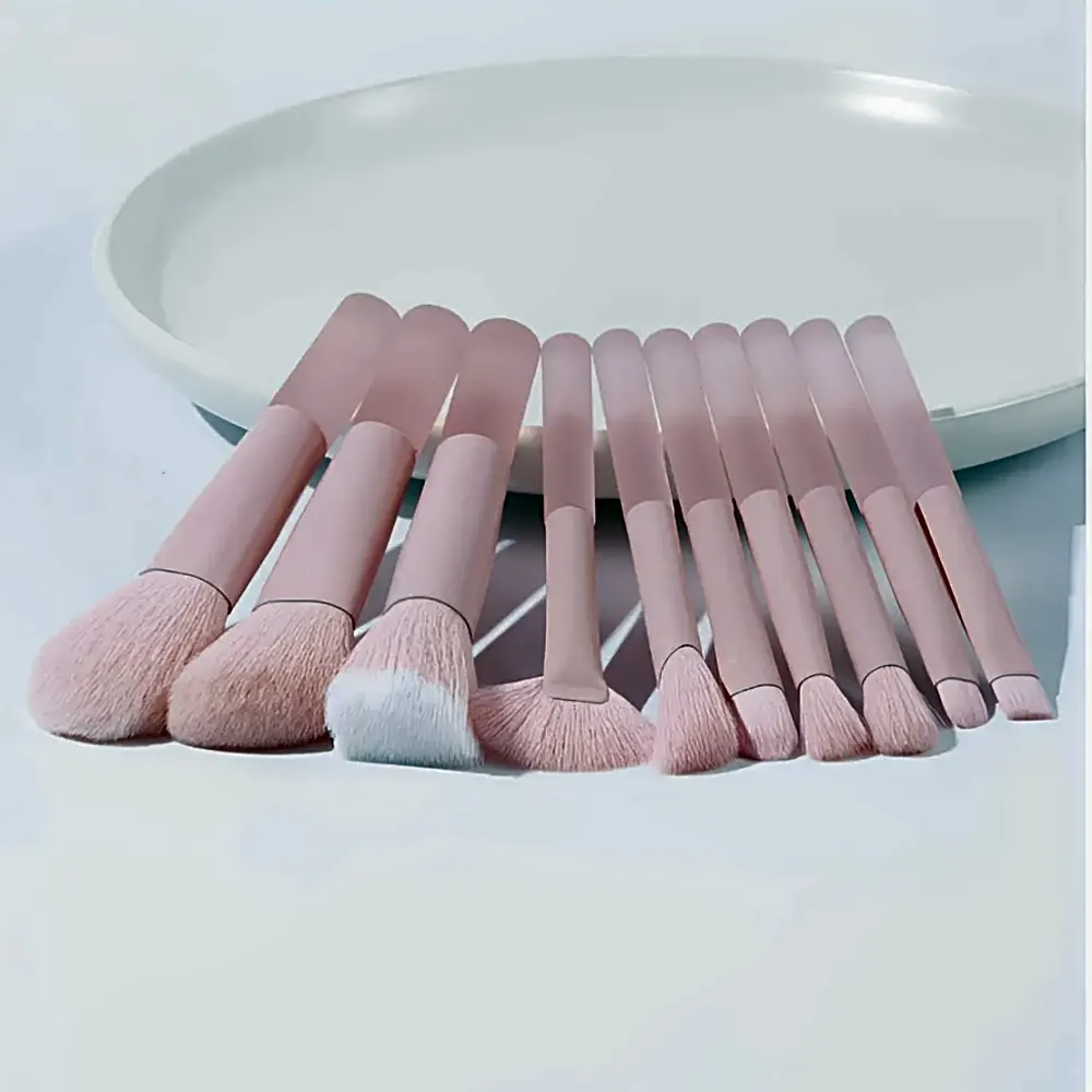 Makeup Brushes Set - 10 Pcs