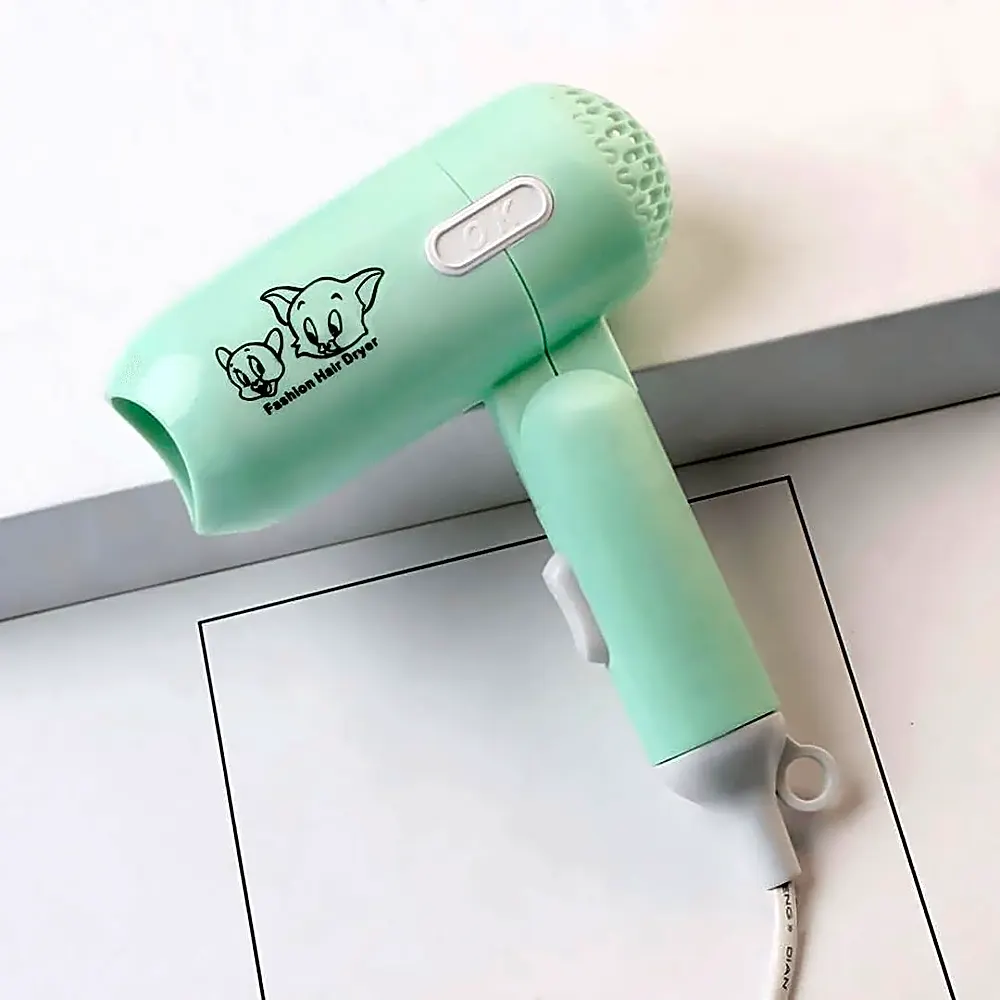 Mini foldable hair dryer