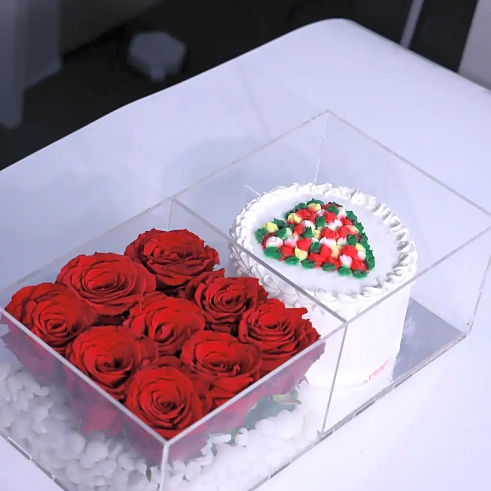 Birthday mini cake with Flowers trend !#!