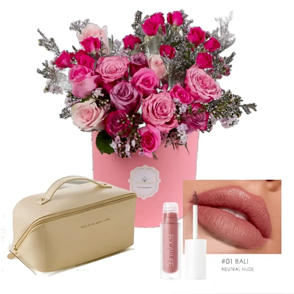 makeup and flower for her  16