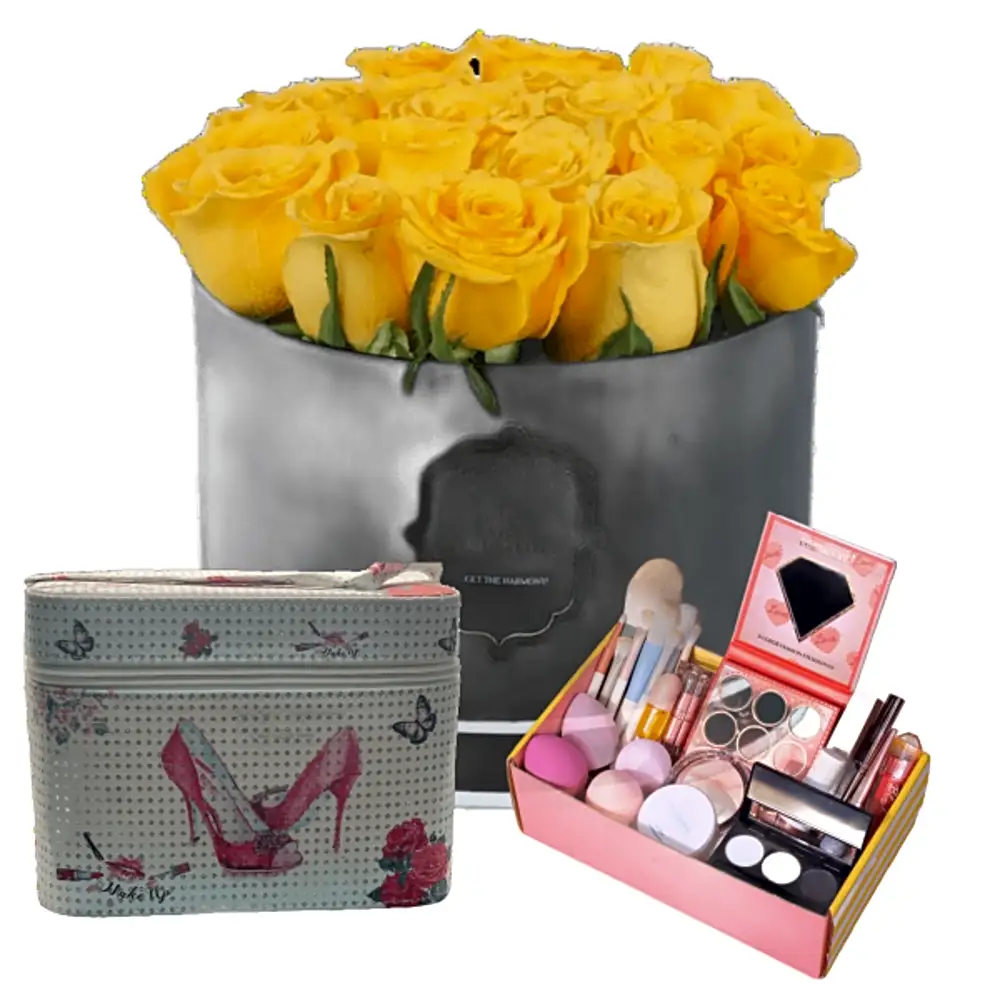 makeup and flower for her  26