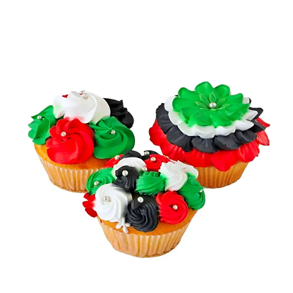 UAE Flower Cupcakes