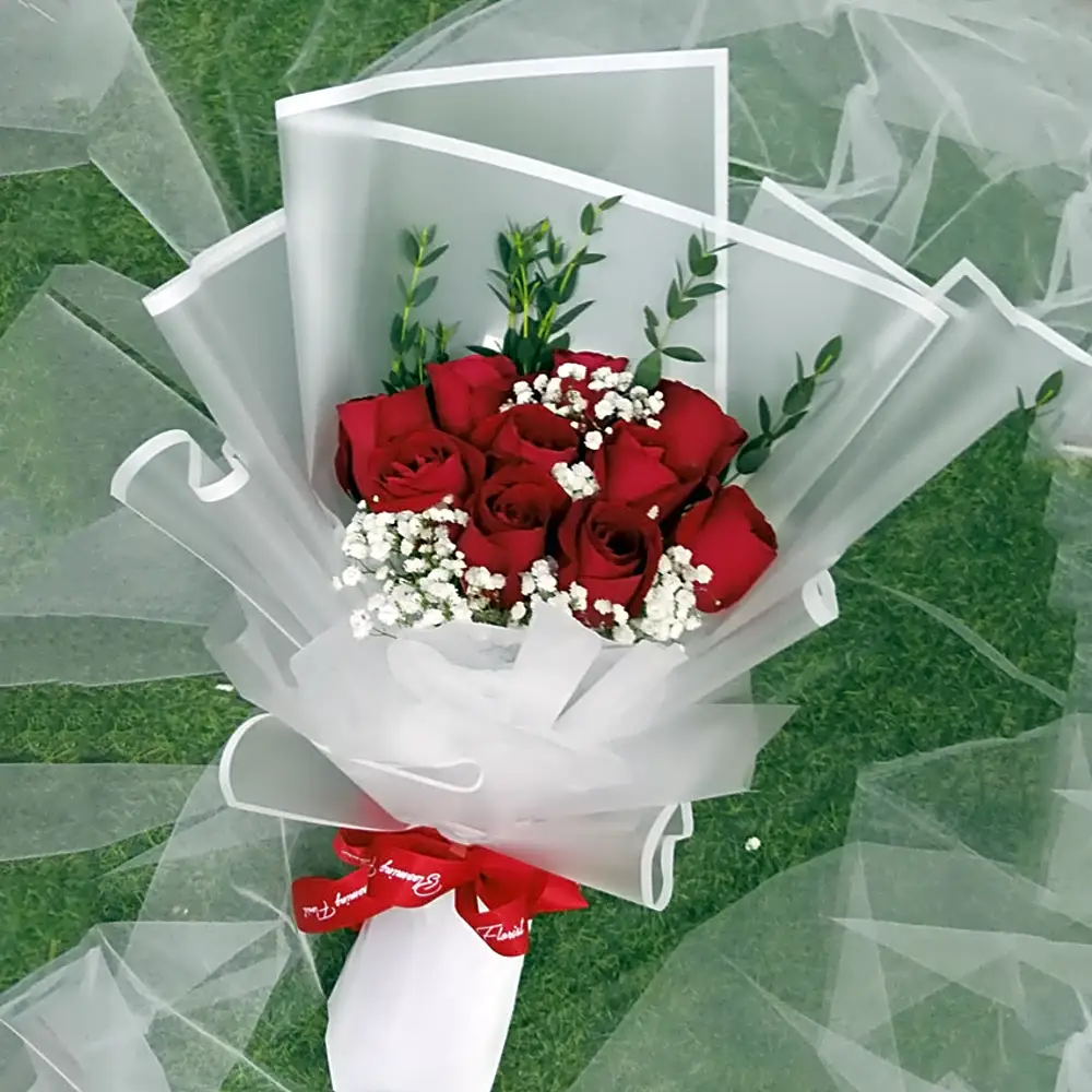 HR1001 Red Roses Bouquet0