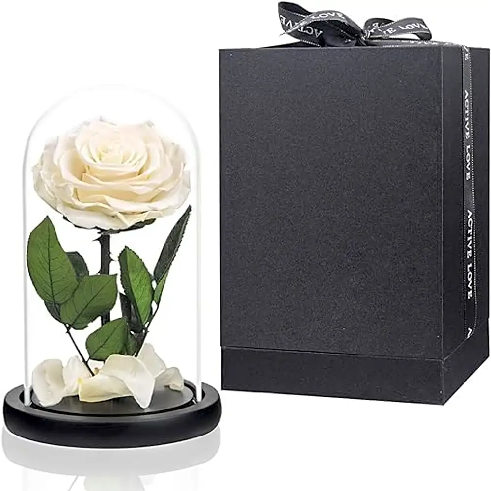 LIGHT YELLOW FOREVER ROSE