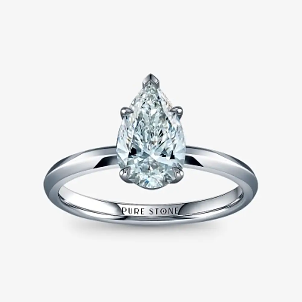 1 Pear Shape Lab Grown Diamond