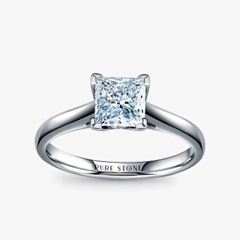 1 Princess Cut Lab Grown Diamond1.