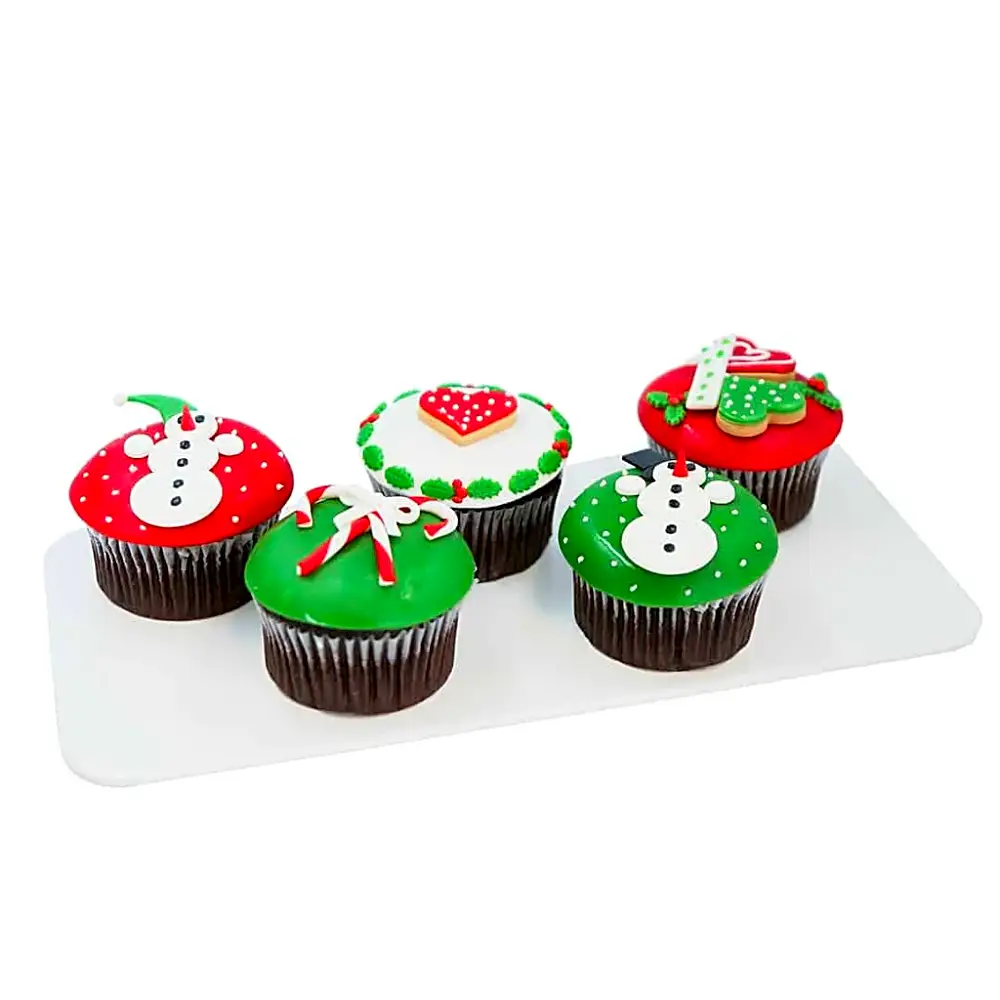 Christmas Themed Cupcakes