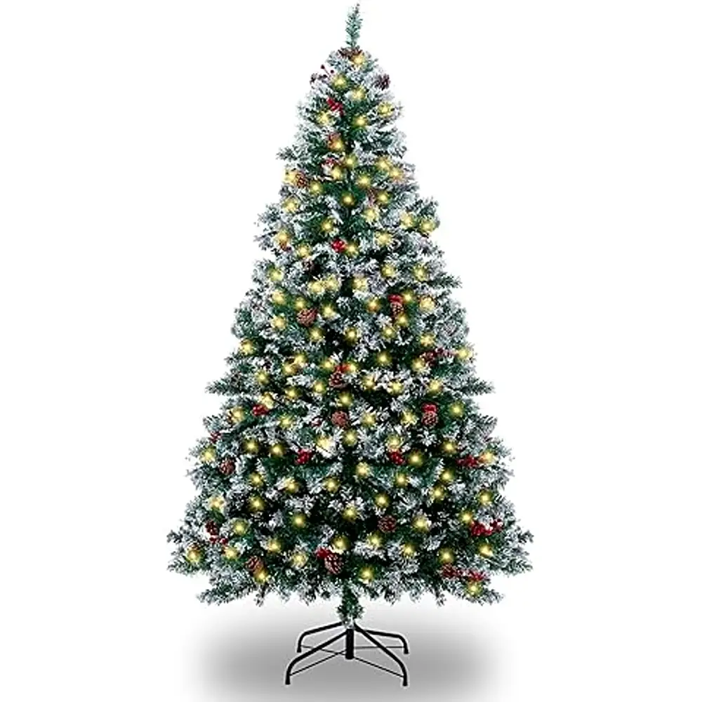 Artificial Christmas Tree with 10M String Lights,