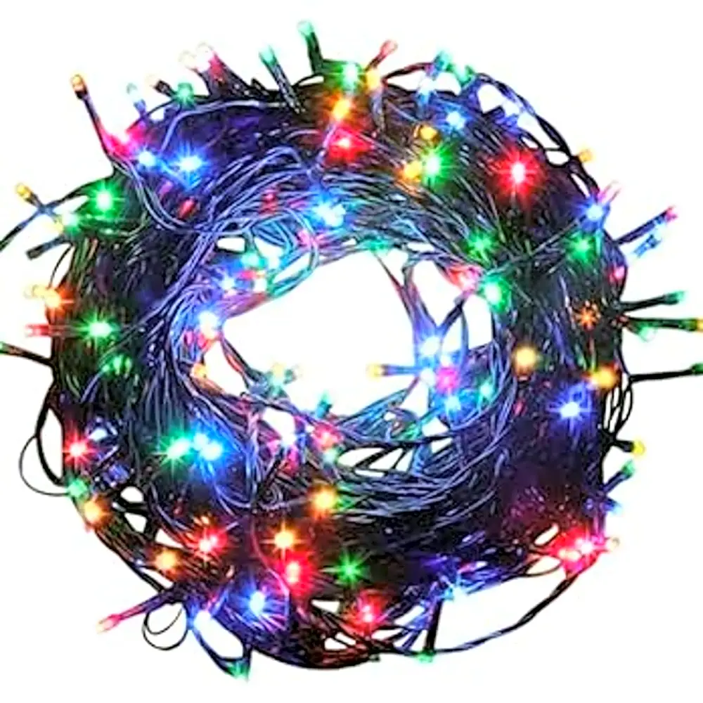 Christmas Lights Outdoor-Indoor|14 Meter 200 LED Multicolor Christmas Lights